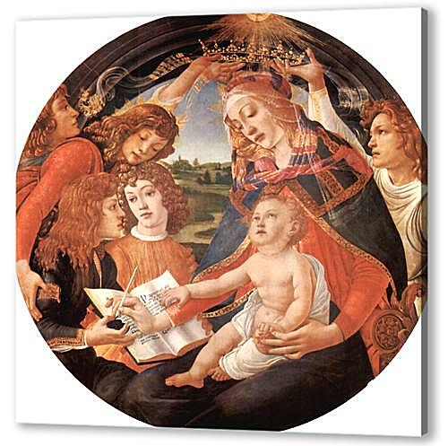 Постер (плакат) - Madonna with Christ Child and Angels	
