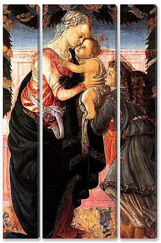 Модульная картина - Madonna with child and an angel	
