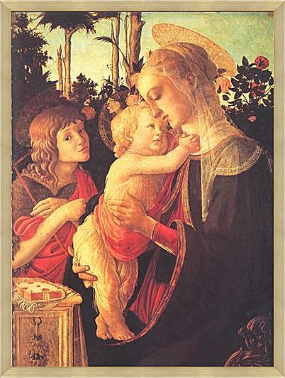 Картина - Madonna of the roseplantation	
