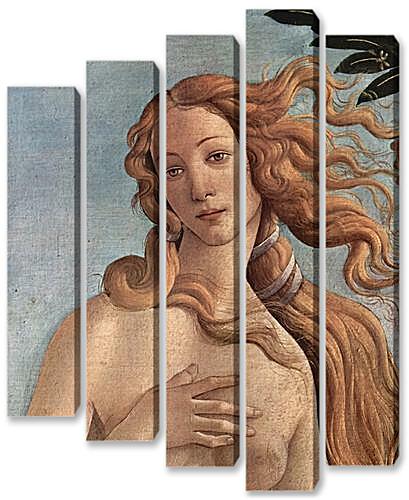 Модульная картина - Birth of the Venus (detail)	
