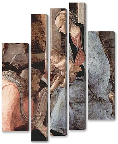 Модульная картина - Adoration of the Holy three Kings (detail)	
