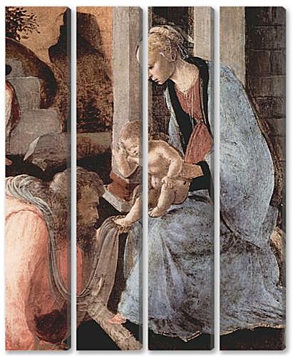 Модульная картина - Adoration of the Holy three Kings (detail)	
