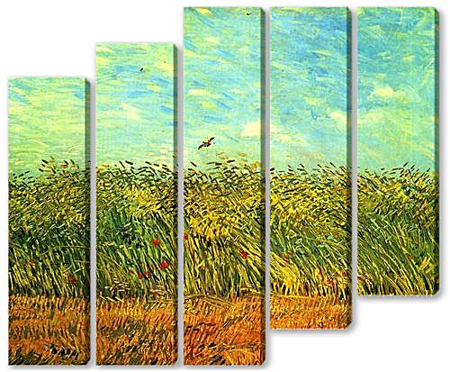Модульная картина - Wheat Field with a Lark
