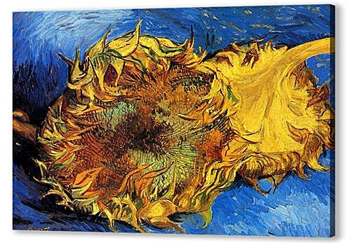 Картина маслом - Two Cut Sunflowers 3
