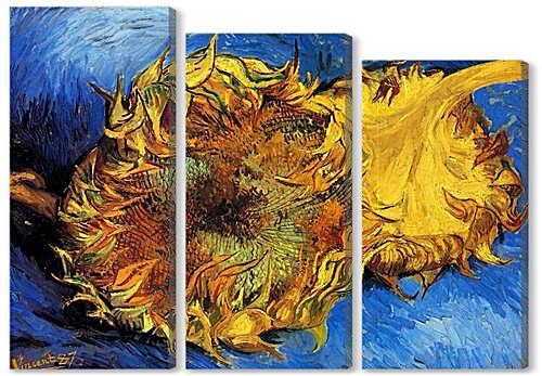 Модульная картина - Two Cut Sunflowers 3
