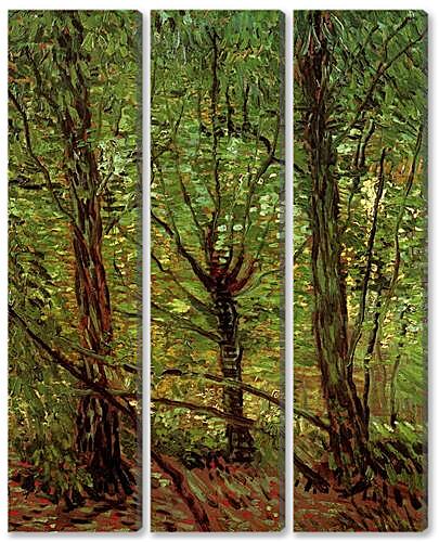 Модульная картина - Trees and Undergrowth
