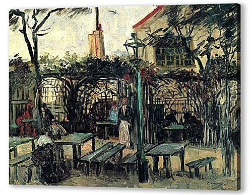 Картина маслом - Terrace of a Cafe on Montmartre La Guinguette
