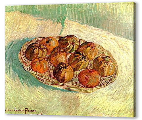 Постер (плакат) - Still Life with Basket of Apples to Lucien Pissarro
