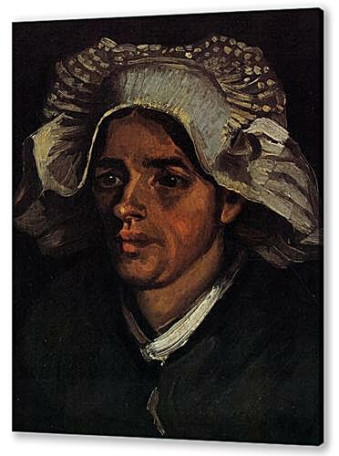 Постер (плакат) - Head of a Peasant Woman with White Cap 2
