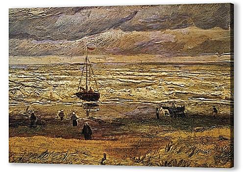Картина маслом - View of the Sea at Scheveningen
