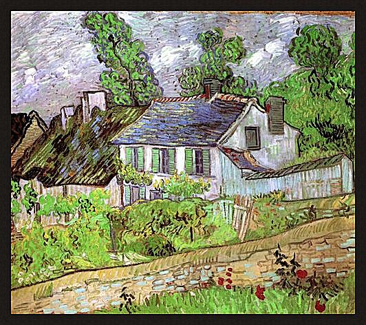 Картина - Houses in Auvers 2
