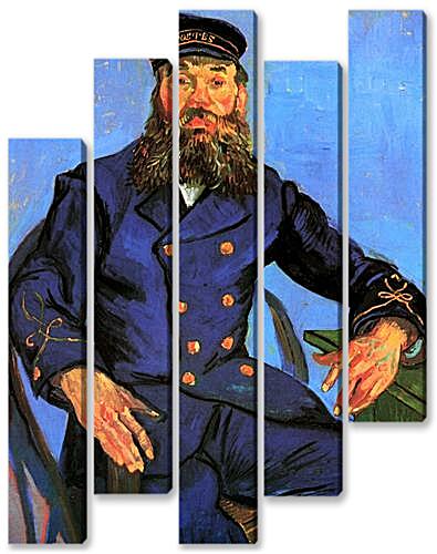 Модульная картина - Portrait of the Postman Joseph Roulin 5
