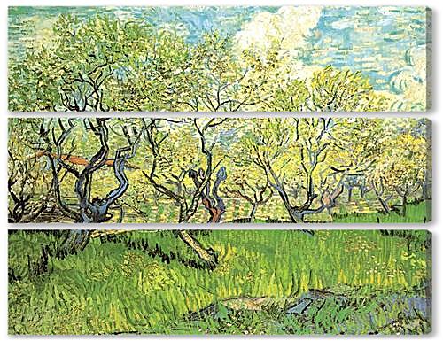 Модульная картина - Orchard in Blossom 2
