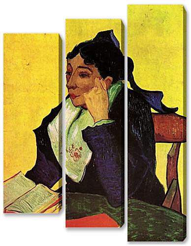 Модульная картина - L Arlesienne Madame Ginoux with Books
