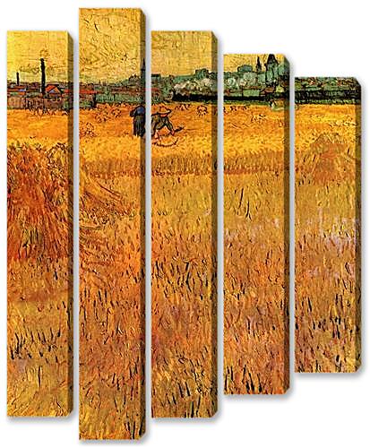 Модульная картина - Arles View from the Wheat Fields
