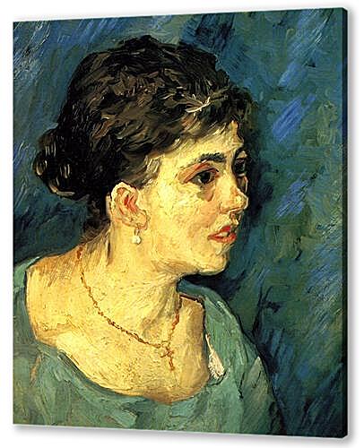 Картина маслом - Portrait of Woman in Blue
