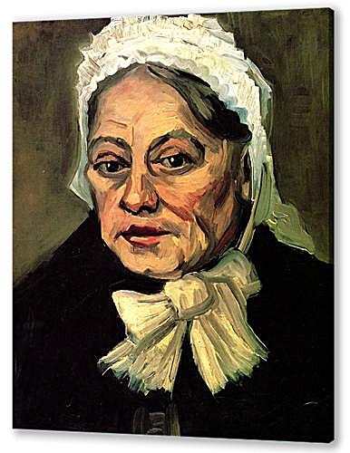 Head of an Old Woman with White Cap The Midwife
