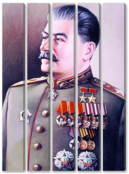 Модульная картина - Сталин