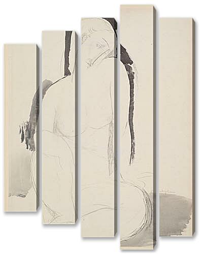 Модульная картина - Seated Nude	
