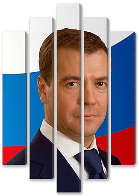 Модульная картина - Медведев