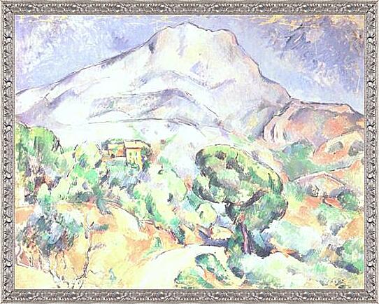 Картина - Montagne Sainte-Victoire au-dessus de la route du Tholonet (vers)	
