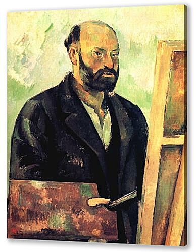 Картина маслом - Cezanne a la Palette	
