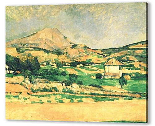 Картина маслом - Paysage de la montagne Sainte-Victoire	
