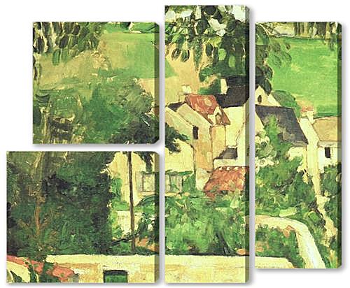 Модульная картина - Quartier Four a Auvers	
