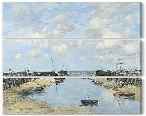 Модульная картина - The Entrance to Trouville Harbour

