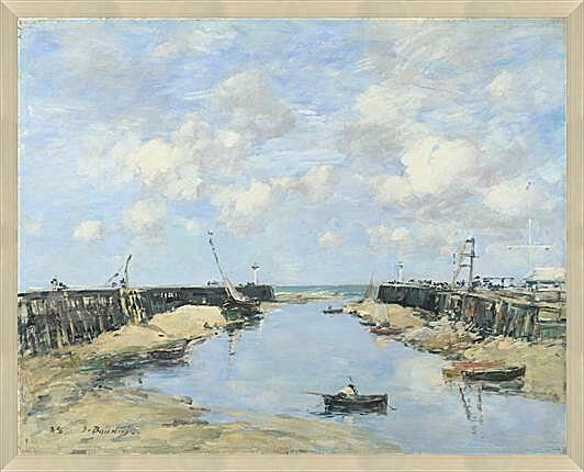 Картина - The Entrance to Trouville Harbour
