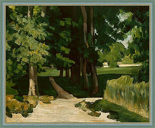 Картина - The Avenue at the Jas de Bouffan	
