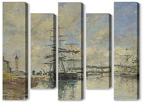 Модульная картина - Deauville Harbour

