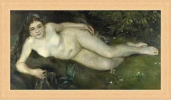 Картина - A Nymph by a Stream
