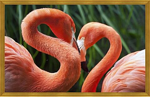 Картина - Два фламинго