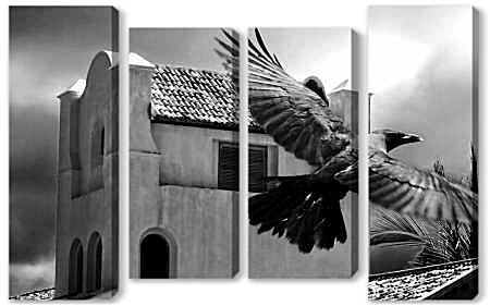 Модульная картина - Ворон