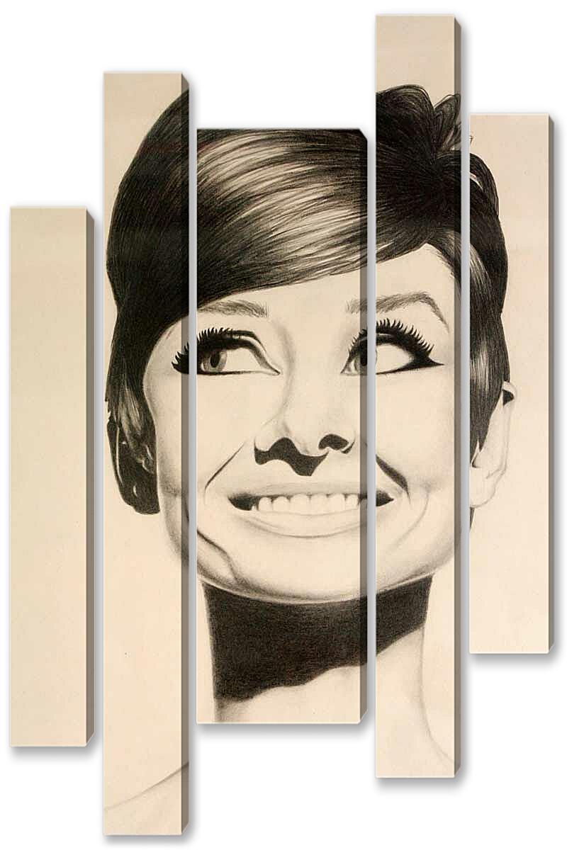 Модульная картина - Audrey Hepburn
