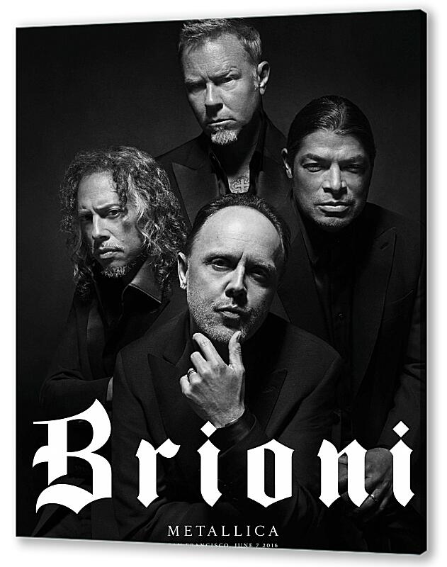 Постер (плакат) Brioni Metallica артикул 01-002