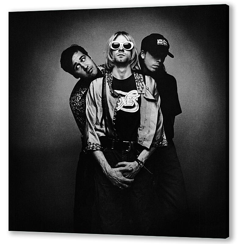 Постер (плакат) Группа Nirvana артикул 01-030