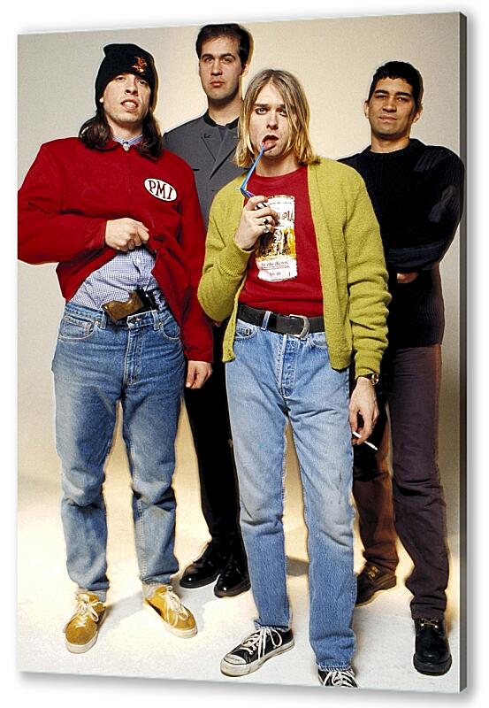 Постер (плакат) Группа Nirvana артикул 01-037