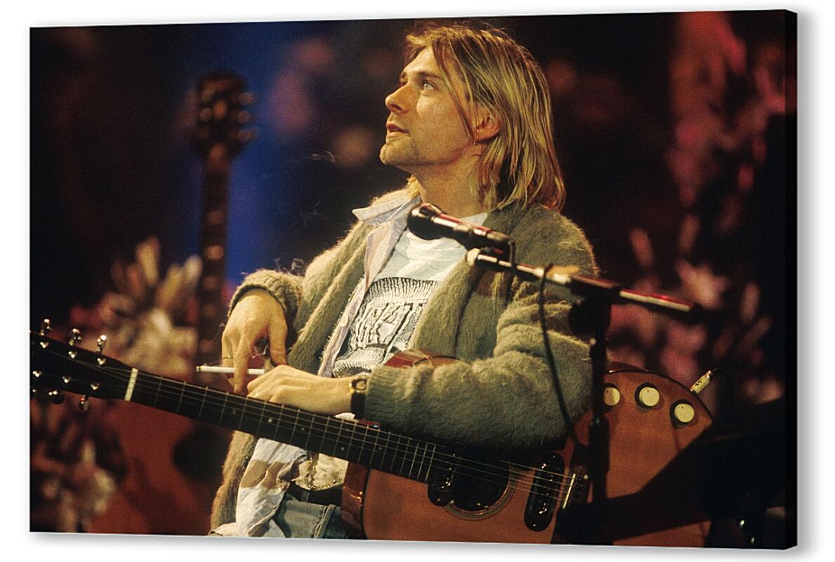 Постер Курт Кобейн MTV Unplugged артикул 01-045