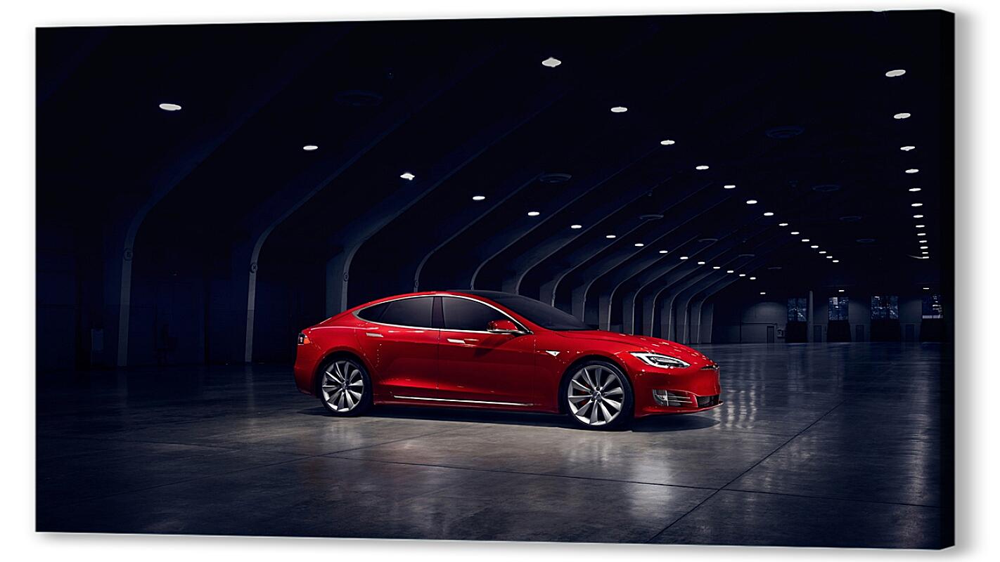 Постер Red Tesla артикул 01-227