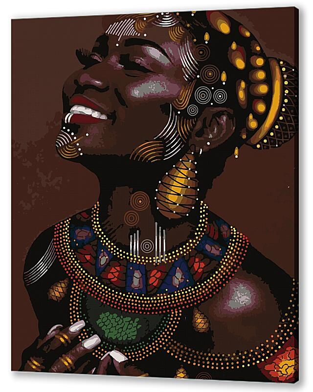 Постер (плакат) Африканка артикул 01-502