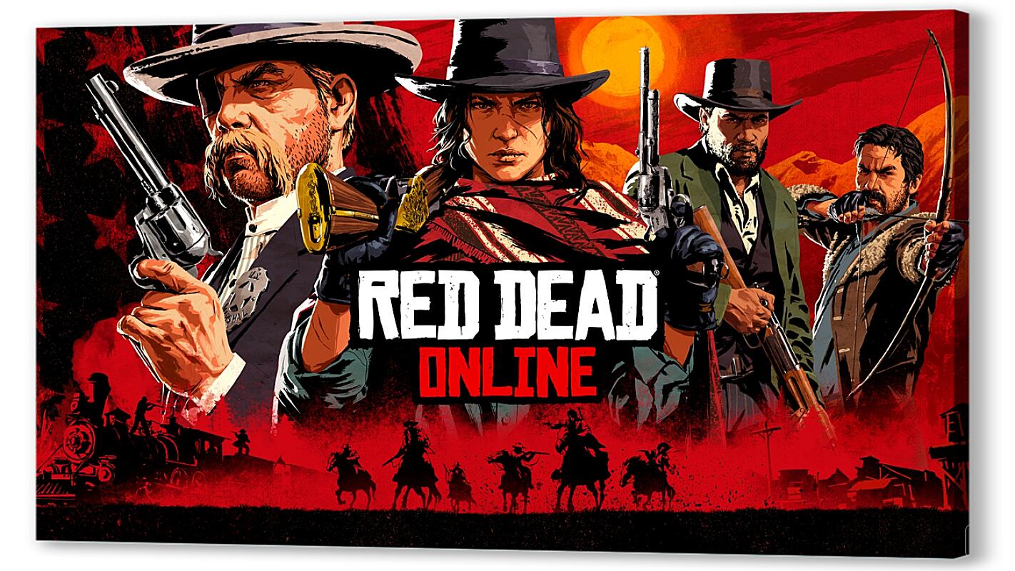 Постер (плакат) Red Dead Redemption Online артикул 01-521