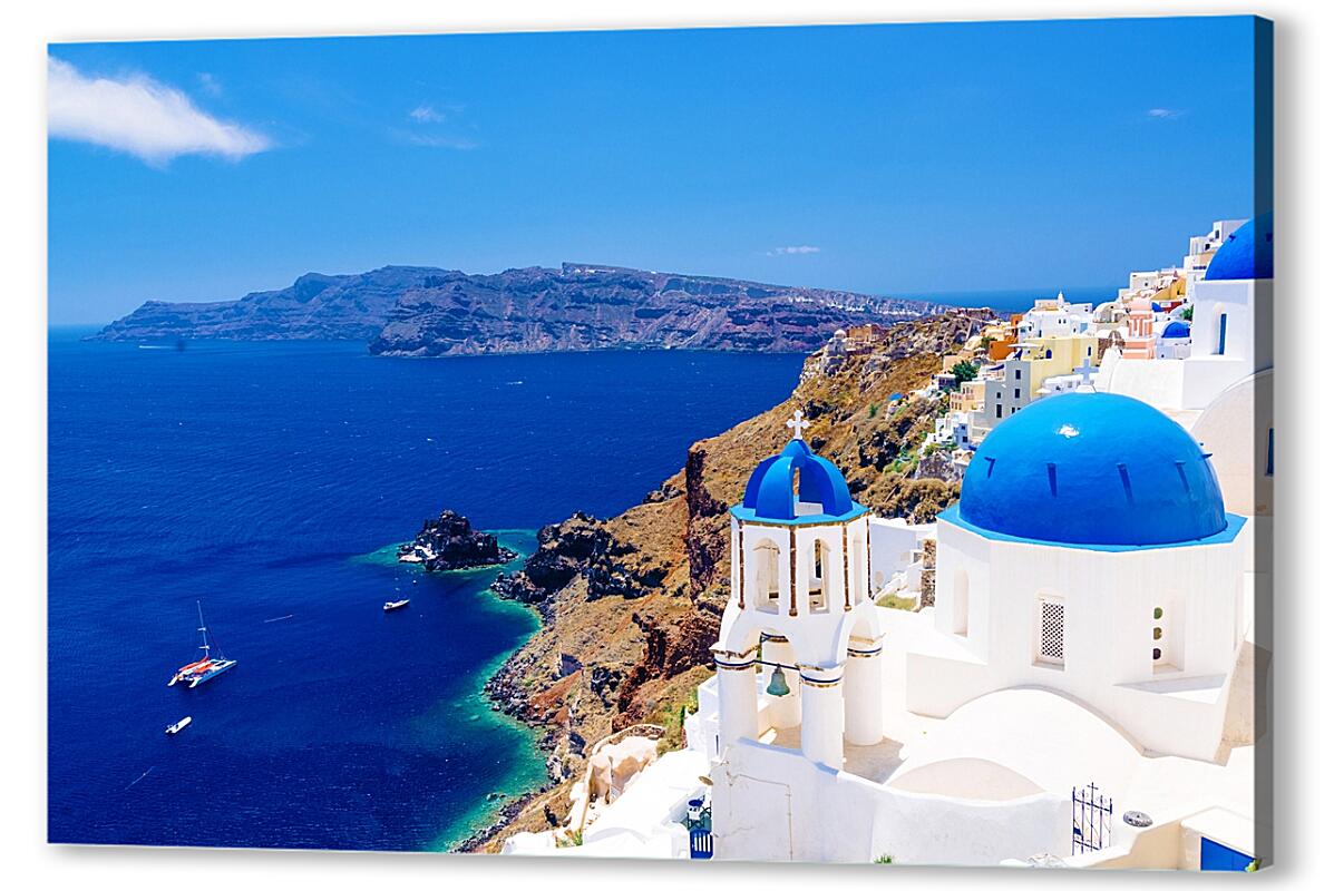Постер (плакат) Греция остров Санторини артикул 01-559