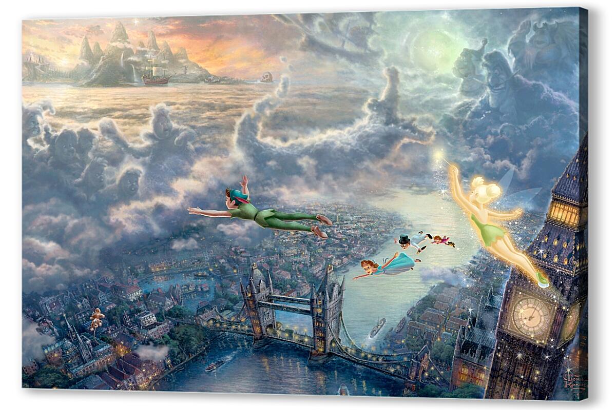 Постер (плакат) Полёт над Лондоном артикул 0192-A