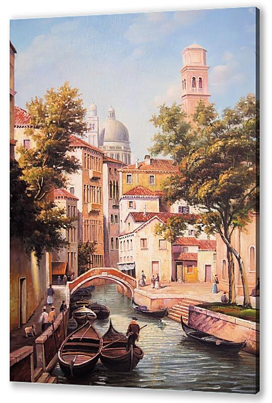 Постер (плакат) Гондольер Венеции артикул 03047