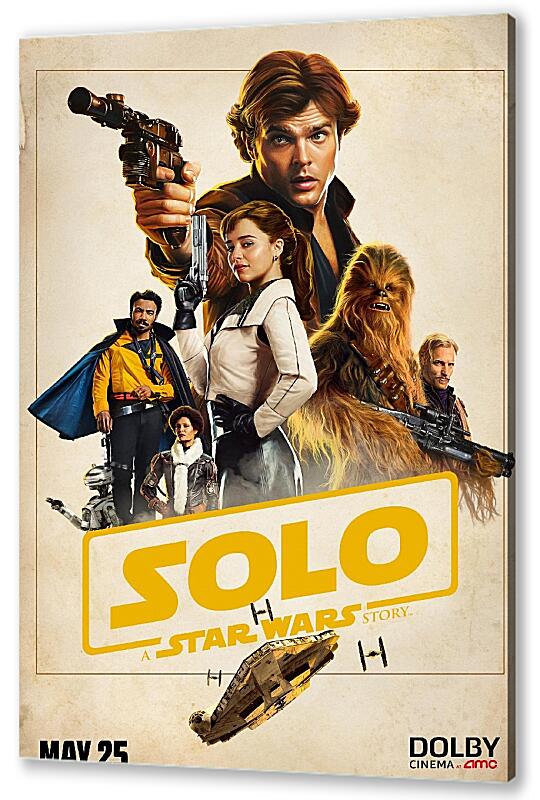 Постер (плакат) Хан Соло. Звёздные войны Истории артикул 03545