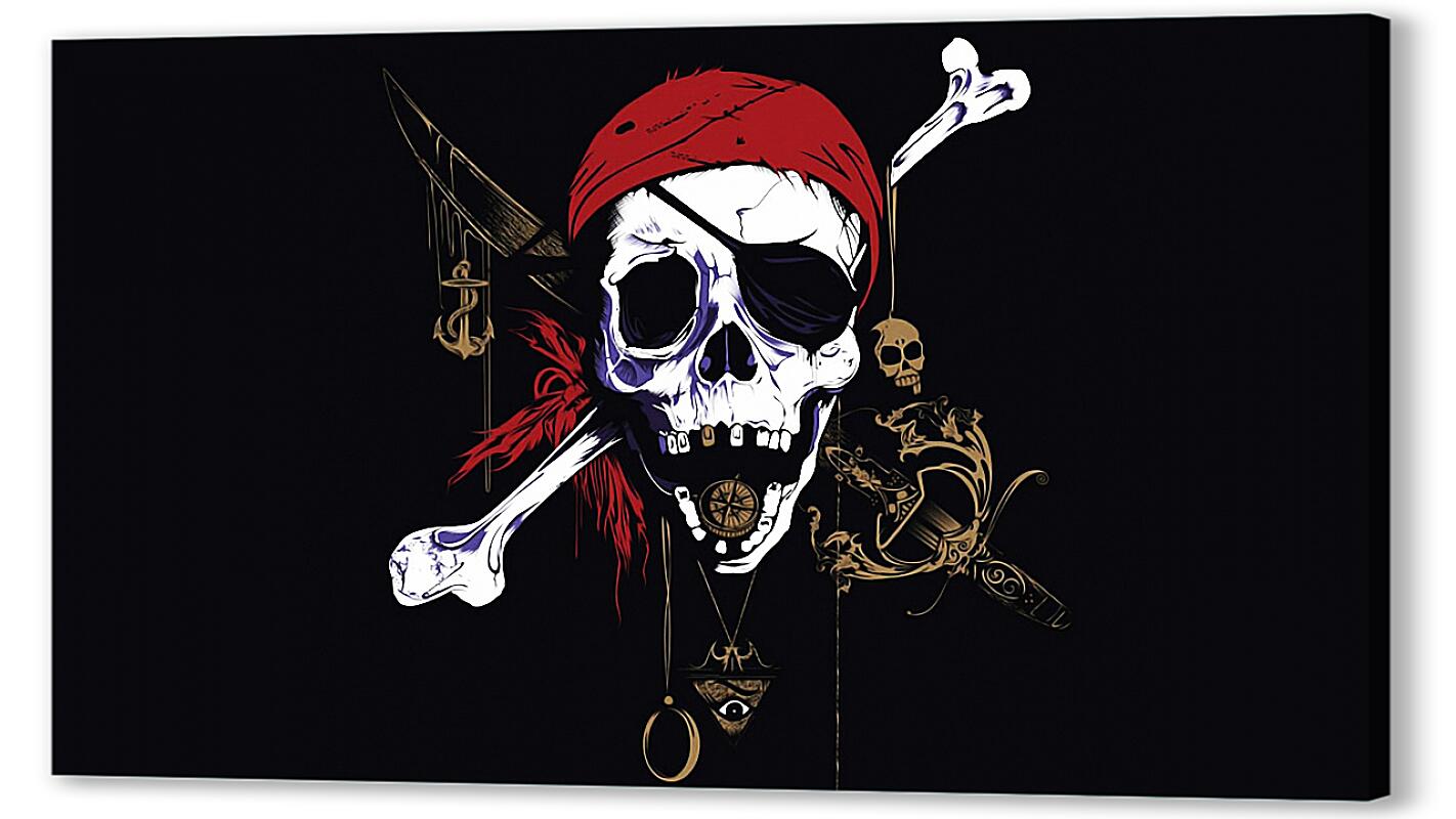 Постер (плакат) Пират в красной бандане артикул 05344