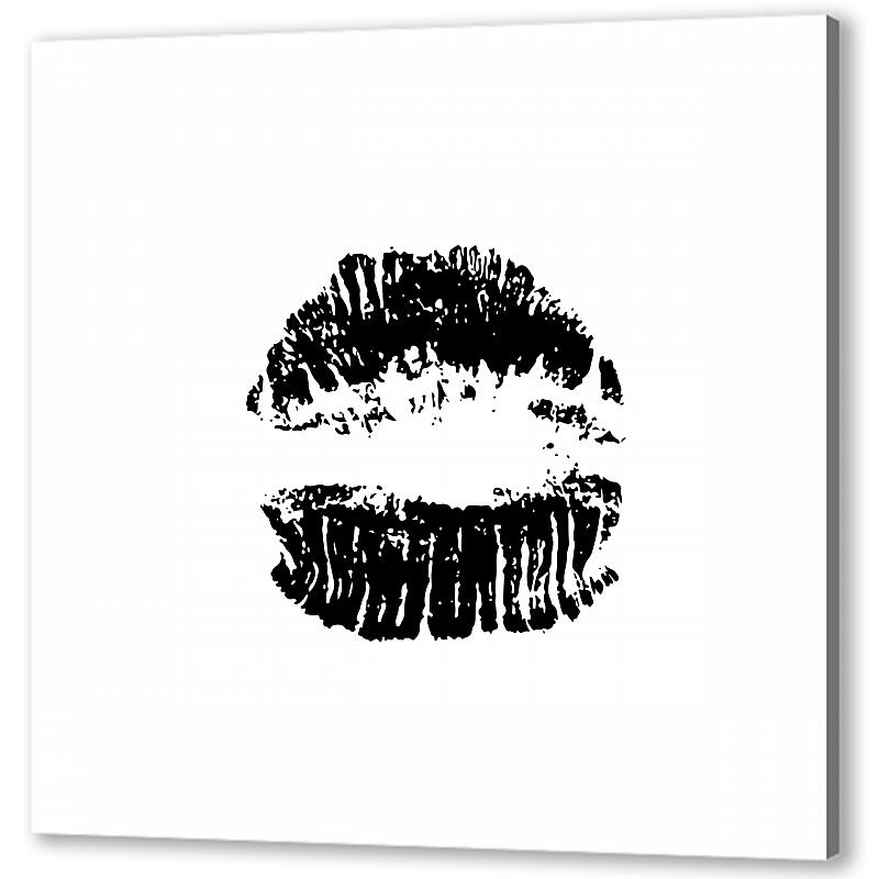 Постер (плакат) Отпечаток поцелуя артикул 05692