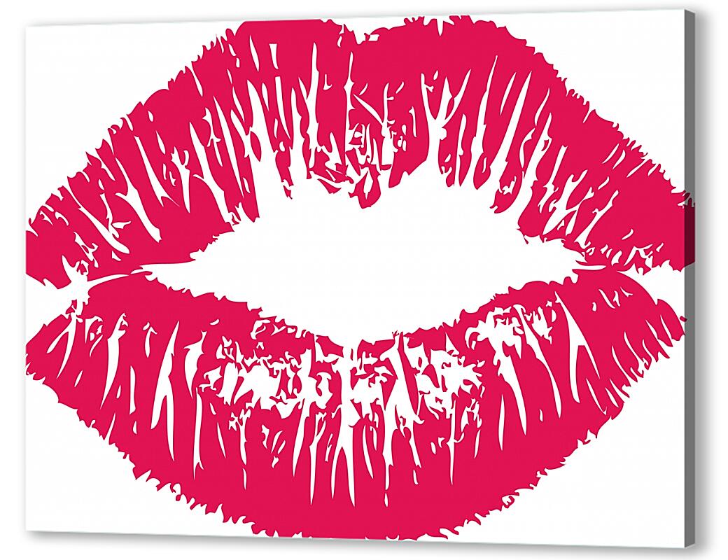 Постер (плакат) Розовые губы артикул 05697
